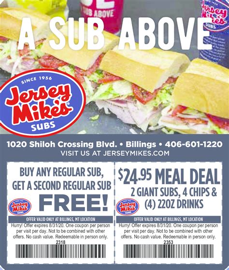 Jersey Mike's Coupons