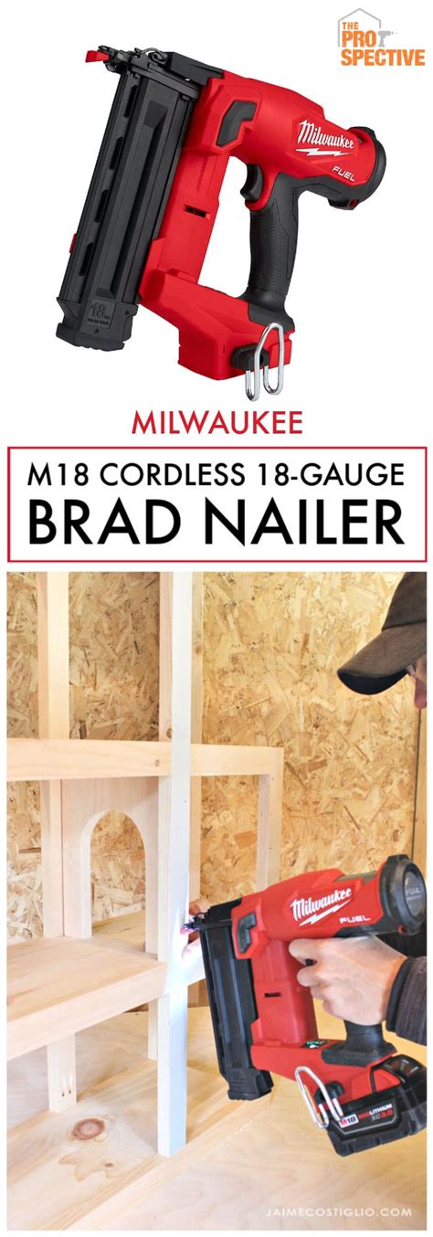 Milwaukee Cordless Brad Nailer - Jaime Costiglio