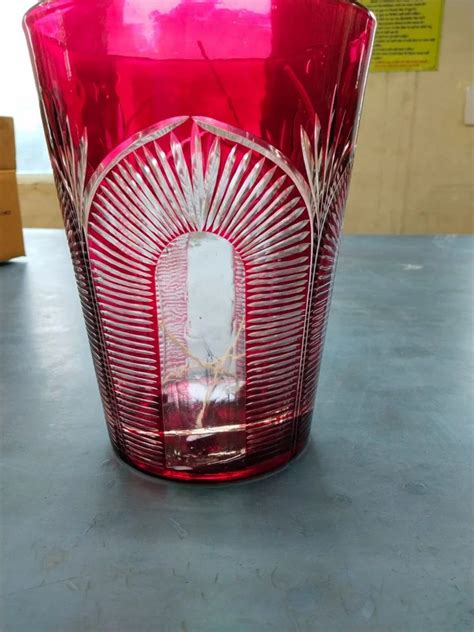 Glass Tall Floor Vase, For Decoration, Shape: Round Shaped at Rs 850 in Firozabad