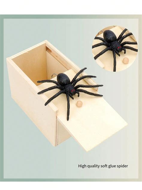 Prank Scare Box Spider Box Creative Gift Gag Toys That Look Like Real ...