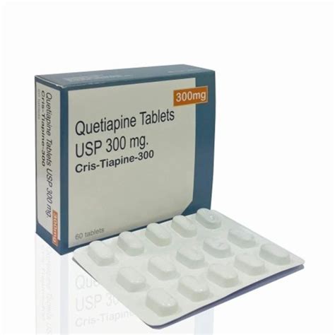 Cris-Tiapine Quetiapine 300 Mg Tablet, 60 Tablets at best price in Surat