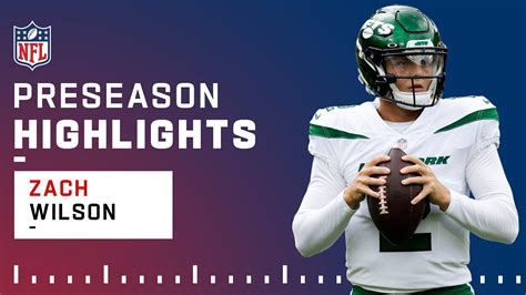 Zach Wilson Full Preseason Highlights | Preseason 2021 NFL Game ...