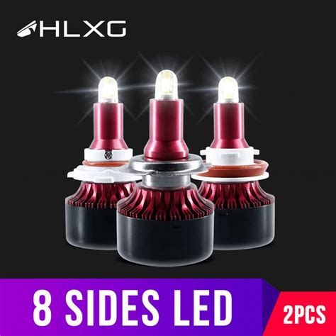 Aliexpress.com : Buy hlxg 8Sides CSP 13500LM H8 H11 Fog lights h7 LED Headlight HB3 9005 HB4 H3 ...