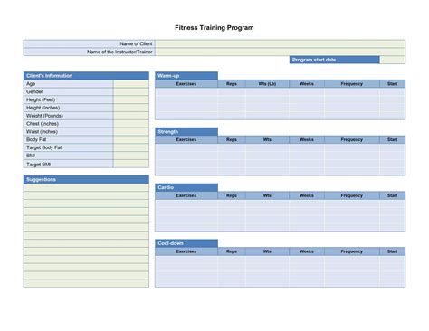 fitness workout plan template - Saferbrowser Yahoo Image Search Results Business Plan Sample Pdf ...