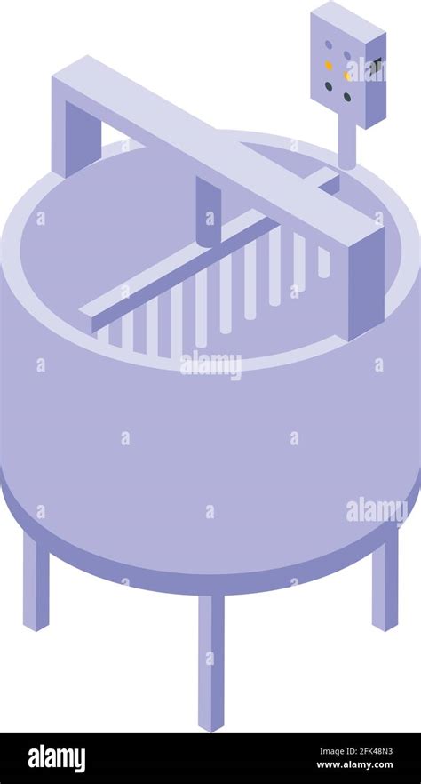 Cheese production equipment icon. Isometric of Cheese production ...