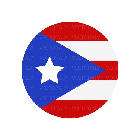 Puerto Rico Rican San Juan Island Country National Nation Flag Symbol ...