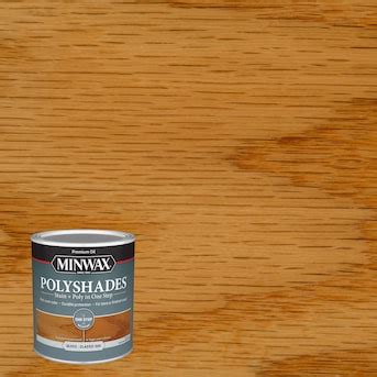 Minwax PolyShades Oil-Based Classic Oak Semi-Transparent Gloss Interior Stain (1-Quart) in the ...