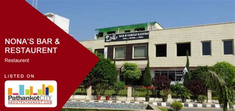 Nona's Bar & Restaurant Fast Food Parties Pathankot