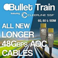 BULLET TRAIN INTRODUCES EVEN LONGER HDMI CABLE LENGTHS – AVPro Edge