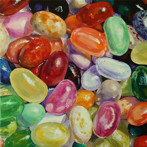 Jelly Beans (2015) Acrylic painting by Tom Clay | Artfinder