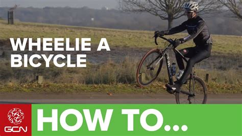 How To Wheelie A Bicycle - YouTube