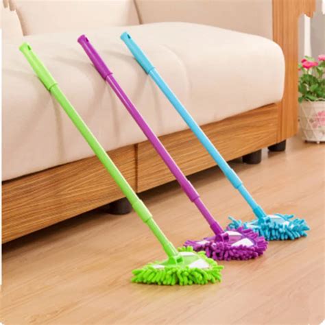 Mini Mop Bathroom floor cleaning tool Flat lazy Mop Wall Household Cleaning Brush Chenille Mop ...