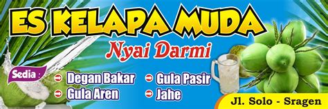 Contoh Desain Spanduk Es Kelapa Muda Desain Banner Kekinian Cuitan Dokter | My XXX Hot Girl