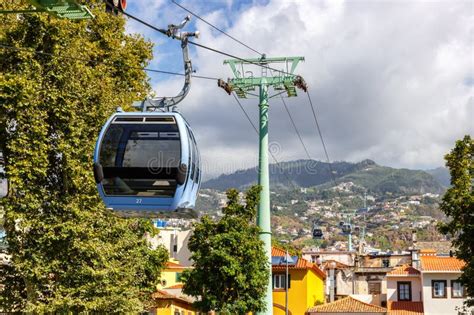 Cable Car of Funchal To Botanical Garden on Madeira Island in Portugal Stock Image - Image of ...