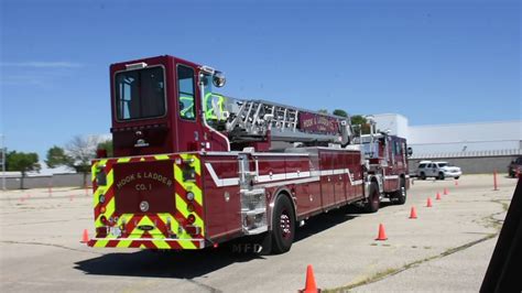 Pierce Ascendant 107' Tiller Aerial Ladder Truck Now In Service At Fire Station 1 - YouTube