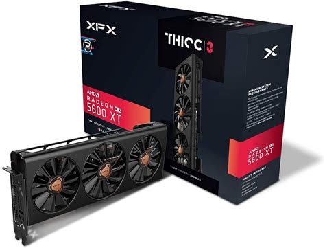 XFX Radeon RX 5600 XT THICC III Pro RX-56XT6TFD8 6GB GDDR6 12Gbps PCI-E ...