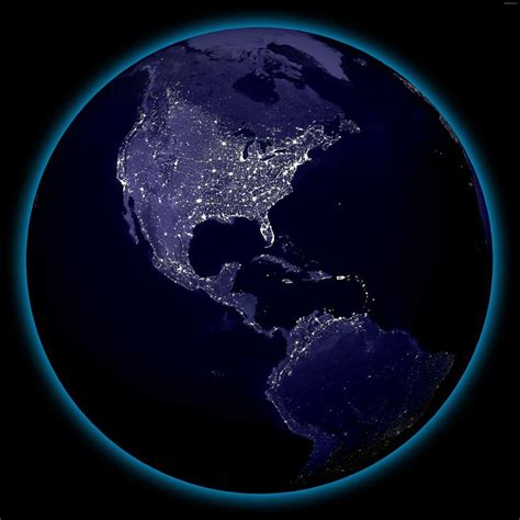 Earth from Space at Night (Nasa) | Earth from space, Hubble pictures, Hubble