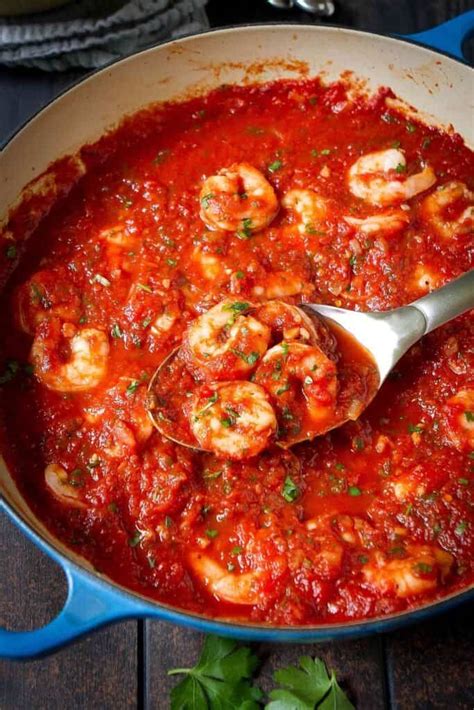 Shrimp in Red Sauce Recipe - 30-Minute Meal - Cookin Canuck