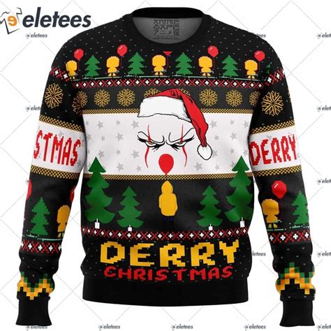 Derry Pennywise Christmas Ugly Christmas Sweater