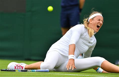 Victoria Azarenka pulls out of Wimbledon after injuring her knee in first round - Sports Illustrated