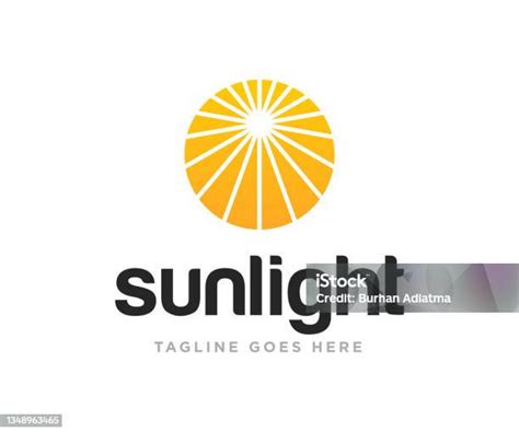 Sun Light Logo Template Vector Stock Illustration - Download Image Now - Logo, Sunbeam, Sun - iStock