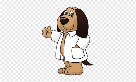 Perro cachorro médico, doctor de dibujos animados perro, personaje animado, mamífero, animales ...