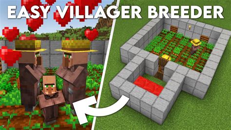 Minecraft Infinite Villager Breeder Tutorial - Easiest & Best Design - YouTube