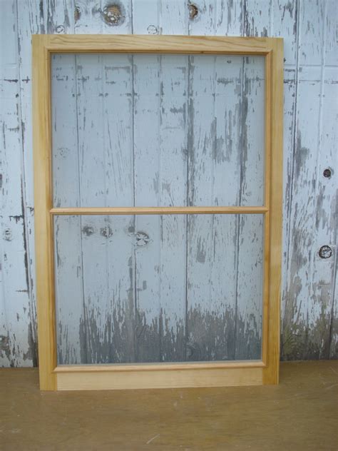 Custom Made Wood Window Screens