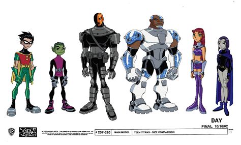 Cartoon Concept Design: Teen Titans Model Sheets