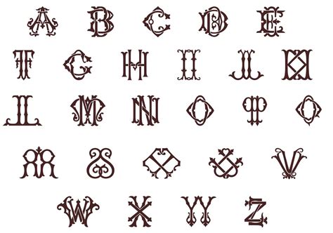 Vintage Monogram Font | IUCN Water