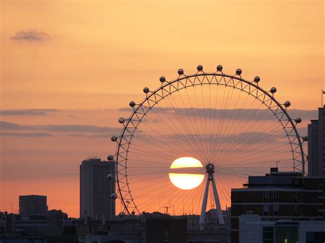 Sunset Viewed Through The London Eye Photograph by Photograph by Lars Plougmann