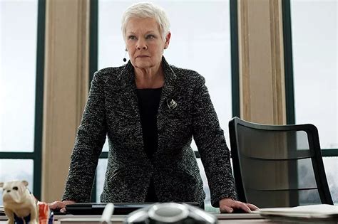 Judi Dench wasn't "best pleased" when James Bond character M was killed ...