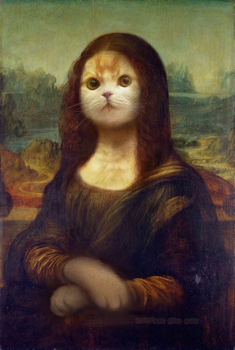 Mona Lisa - Cat Version (Meowna Lisa) – Waffles the Cat