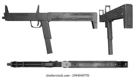 흰색 배경에 Submachine Gun PP-90 SMG 스톡 일러스트 1994949770 | Shutterstock