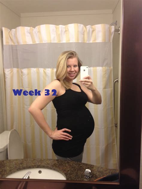 32 Weeks Pregnant and A Belly Picture - Modernly Morgan