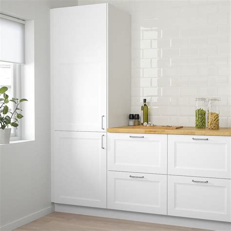 AXSTAD Door, matt white, 15x30" - IKEA | Ikea kitchen design, Modern ...