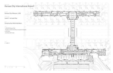 Gallery of Kansas City International Airport New Terminal / Skidmore ...