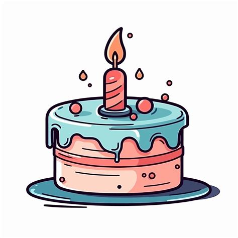 Birthday Cake Vector AI Illustration 22876579 Vector Art at Vecteezy