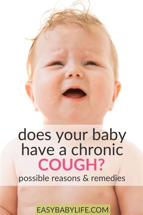 Chronic Cough in Baby; Important Reasons, Symptoms, Remedies