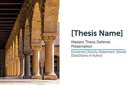 Masters Thesis Defense Presentation | Free PDF & PPT Download