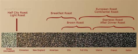 Guide to Coffee Roasting Levels with Charts! Info Before You Buy ...