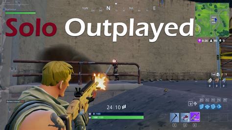 Solo Outplayed - Fortnite Battle Royale - YouTube