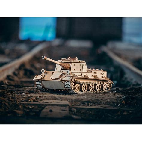 Panzer VII Lowe Tank Mechanical Wooden Model Kit