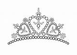 Princess Crowns Coloring Pages sketch template