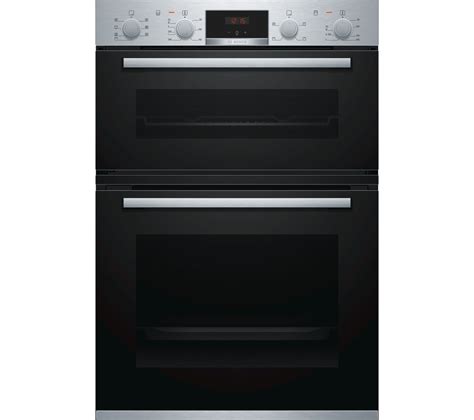 BOSCH Serie 4 MBS533BS0B Electric Double Oven - Stainless Steel Fast ...