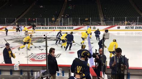 Watch Michigan hockey take the ice for Frozen Four practice - Win Big ...