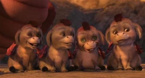 PHOTO Baby Dragon Donkeys From Shrek