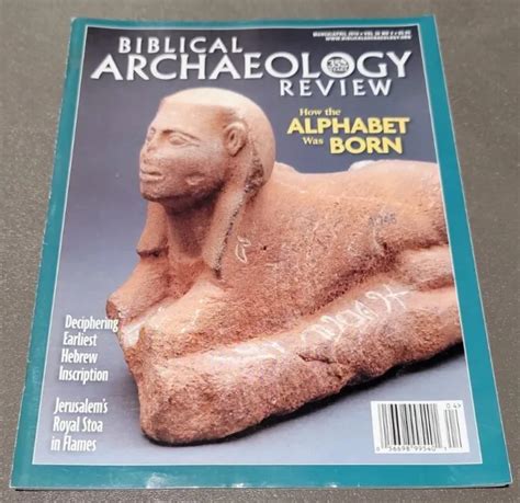 BIBLICAL ARCHAEOLOGY REVIEW Magazine Mar Apr 2010 Sphinx Alphabet was Born $9.95 - PicClick