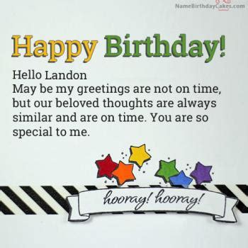 Happy Birthday Landon - Video And Images