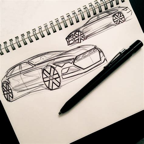 Audi sketches | Sketches, Industrial design sketch, Car design sketch